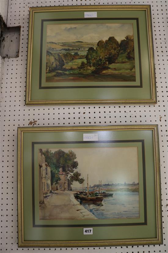 Pair of paintings by Herbert Snell